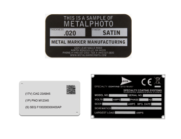 Metalphoto Aluminum Nameplates Metalphoto Aluminum Nameplates